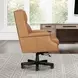 DC 132 RECY GCH Renaissance Cayanne Leather Upholstered Desk Chair
