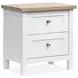 Windmill Harbour White Whisp and Sand Panel Bedroom Set