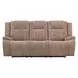 Bruno Plush Tobacco Reclining Living Room Set