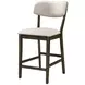 Rex Walnut Rectangular Counter Height Dining Room Set