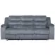 Willow Gray 86" Sofa with Dual Recliner