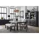 Plum Creek Ravenwood Black and White 2 Glass Door Display Cabinet with LED