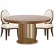 Boulevard Brown Extendable Oval Dining Room Set