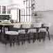 Oakley Black Counter Height Chair