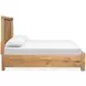 Laramie Honey Wheat California King Storage Panel Bed