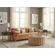 Bazaar Living Light Brown Round Cocktail Table
