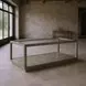Glaze Quartz Rectangular Glass Top Cocktail Table
