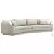 Fanciful Cream And Tonal Grey Sectional