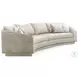Fanciful Cream And Tonal Grey Sectional