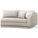 Fanciful Cream And Tonal Grey Sectional