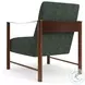 Slant Eucalyptus Accent Chair