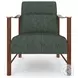 Slant Eucalyptus Accent Chair