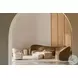 Serir Ivory Melange Performance Boucle Small Cocktail Table