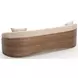 Fleur Ivory and Porcini 102" Sofa with Pillows