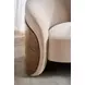 Fleur Ivory and Porcini 102" Sofa with Pillows