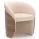 Fleur Ivory and Porcini Upholstered Dining Chair