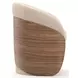 Fleur Ivory and Porcini Upholstered Dining Chair
