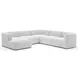 Rhythm Ivory 5 Piece Modular Sectional with LAF Chaise