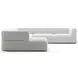 Rhythm Ivory 5 Piece Modular Sectional with LAF Chaise