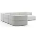 Rhythm Ivory 5 Piece Modular Sectional with RAF Chaise