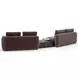 Overlap Dark Taupe 3 Piece Modular Sectional with RAF Loveseat