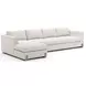 Counter Balance Birch 2 Piece Large Modular Sectional with LAF Chaise