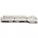 Overlap Ecru 3 Piece Modular Sectional with RAF Chaise