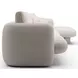 Overlap Ecru 3 Piece Modular Sectional with RAF Chaise