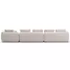 Overlap Ecru 3 Piece Modular Sectional with RAF Chaise