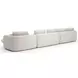 Overlap Ecru 3 Piece Modular Sectional with RAF Chaise