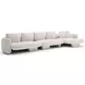 Overlap Ecru 3 Piece Modular Sectional with RAF Chaise