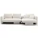 Overlap Ecru 2 Piece Modular Sectional with RAF Chaise
