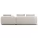 Overlap Ecru 2 Piece Modular Sectional with RAF Chaise