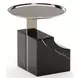 Overlap Nero Marquina and Whisper of Gold Sectional Accent Table
