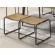 Uptown Light Walnut and Black Dining Bench