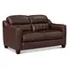 Upton Chestnut Leather Living Room Set