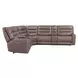 Lawson Sydney Brunette 7 Piece Modular Zero Gravity Power Reclining Sectional with Adjustable Headrest and USB Charging