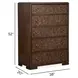 Timberlyn Espresso 5 Drawer Chest
