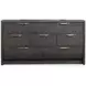 Kinsley Black Heron 7 Drawer Dresser