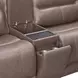 Lawson Sydney Brunette 7 Piece Modular Zero Gravity Power Reclining Sectional with Adjustable Headrest and USB Charging