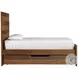 Urban Rustic Brushed Wheat Full Bed with Storage