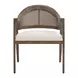 Accents White Upholstered Dexter Accent Chair