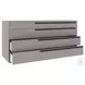 Carter Taupe Matte 4 Drawer Dresser