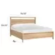 Somerset Butternut King Panel Bed