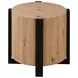 Darcie Brown Round Ocassional Table