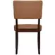 Tioga Brown and Cherry Round Dining Room Set
