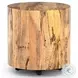 Hudson Spalted Primavera Large Round Occassional Table Set