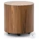 Hudson Natural Yukas Resin Round End Table