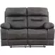 Rudger Gray 83" Manual Reclining Living Room Set