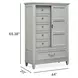 Glenbrook Pebble 6 Drawer Door Chest